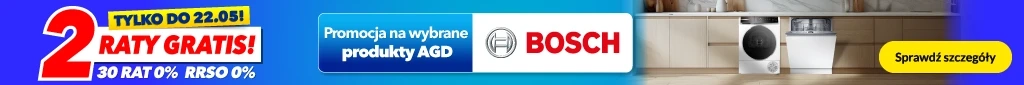 AGD - Bosch 2 raty gratis 0525 - baner główny belka 1024x85 duże AGD